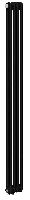 Трубчатый радиатор RIFAR TUBOG V 2180 Антрацит (черный) 4 секции нижнее подключение