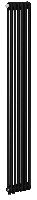 Трубчатый радиатор RIFAR TUBOG V 2180 Антрацит (черный) 6 секций нижнее подключение