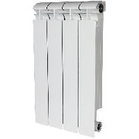 STOUT ALPHA 500 4 секций радиатор биметаллический боковое подключение (белый RAL 9016)